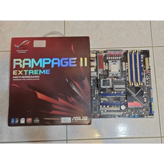 i7-920+Rampage Extreme ii 含原廠盒裝 極少見有盒ROG信仰