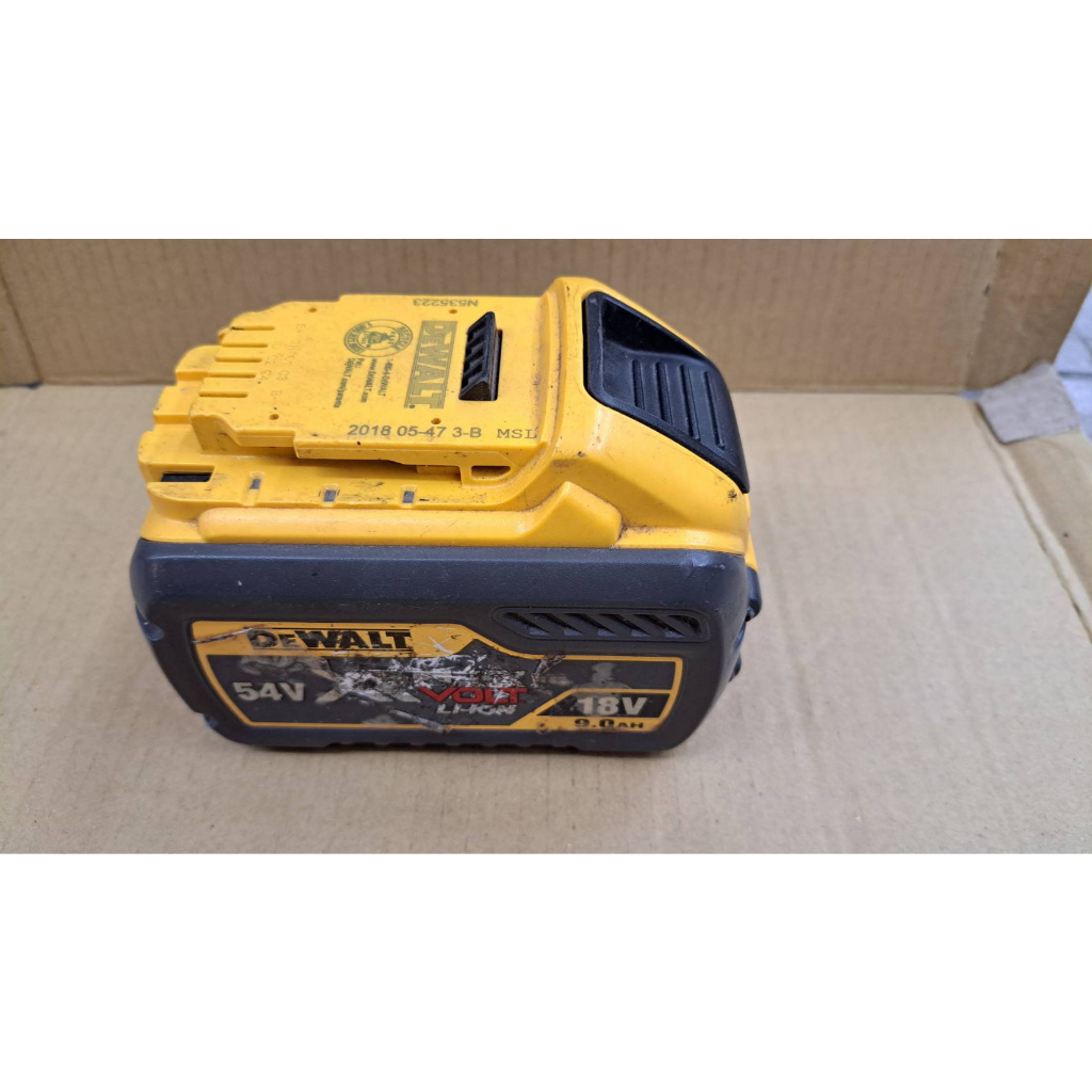 板橋志辰 二手 中古 DEWALT 得偉 18V 54V 9.0AH 鋰電池 電動工具 電池 DCB609