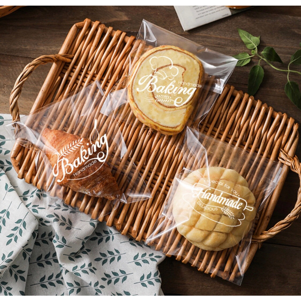 《U貝》3款造型混搭麵包自黏袋🍬瑪德蓮/杯子蛋糕/可麗露/餐包/可頌/甜甜圈/貝果/三明治🍬烘焙AAB20