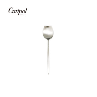 【Cutipol】MOON系列-霧銀不鏽鋼-14cm糖匙 葡萄牙手工餐具