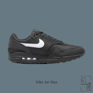 NIKE AIR MAX 1 黑魂 全黑 白勾 氣墊 休閒鞋 海外限定 FZ0628-010【Insane-21】