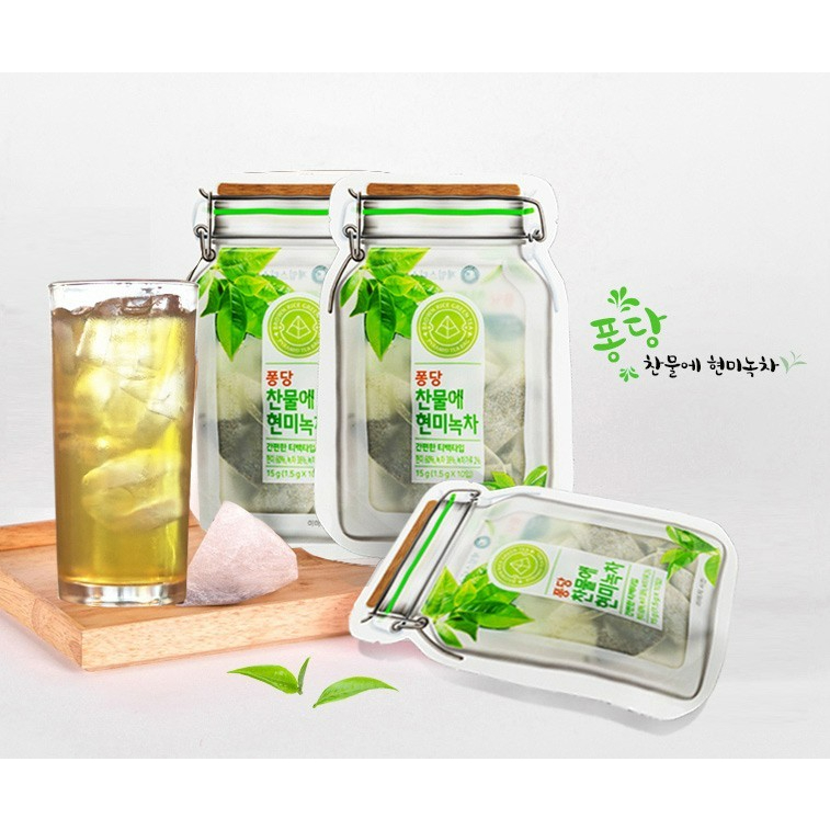✨現貨✨韓國 james teaspoon 冷泡茶 玄米綠茶 1.5gx10入