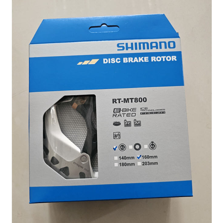 【META單車】SHIMANO RT-MT800中央鎖入式碟盤160mm