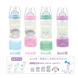 【第一寶寶】第三代防脹氣拋棄式免洗奶瓶 (附奶嘴) 🎁送COMBI KUMA KUN奶嘴