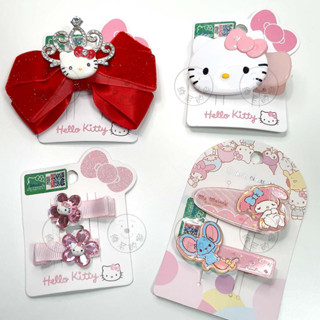 三麗鷗正版 髮夾 Hello Kitty 凱蒂貓 美樂蒂 髮飾 邊夾 壓克力 BB夾 尖嘴夾 飾品 Sanrio