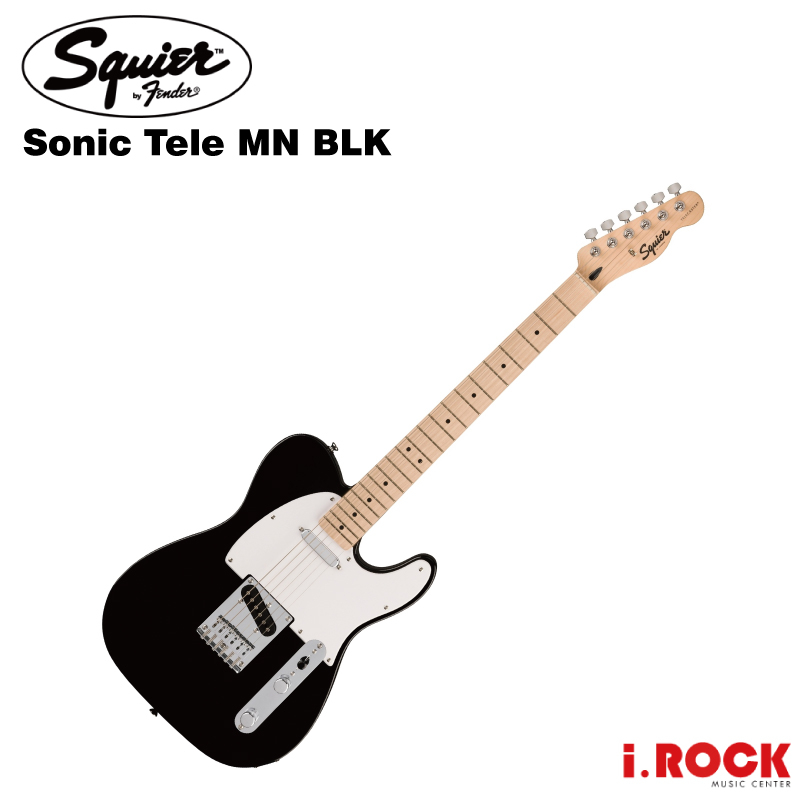 Squier Sonic Tele MN BLK 電吉他 黑色【i.ROCK 愛樂客樂器】Bullet 升級款