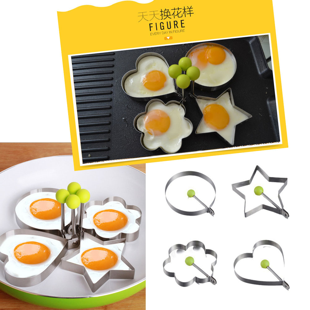《永美小電》2只一賣 不銹鋼煎蛋器 創意煎雞蛋模具 煎蛋模具 荷包蛋模型 廚房烘焙工具 煎蛋模型 煎蛋圈 造型蛋圈