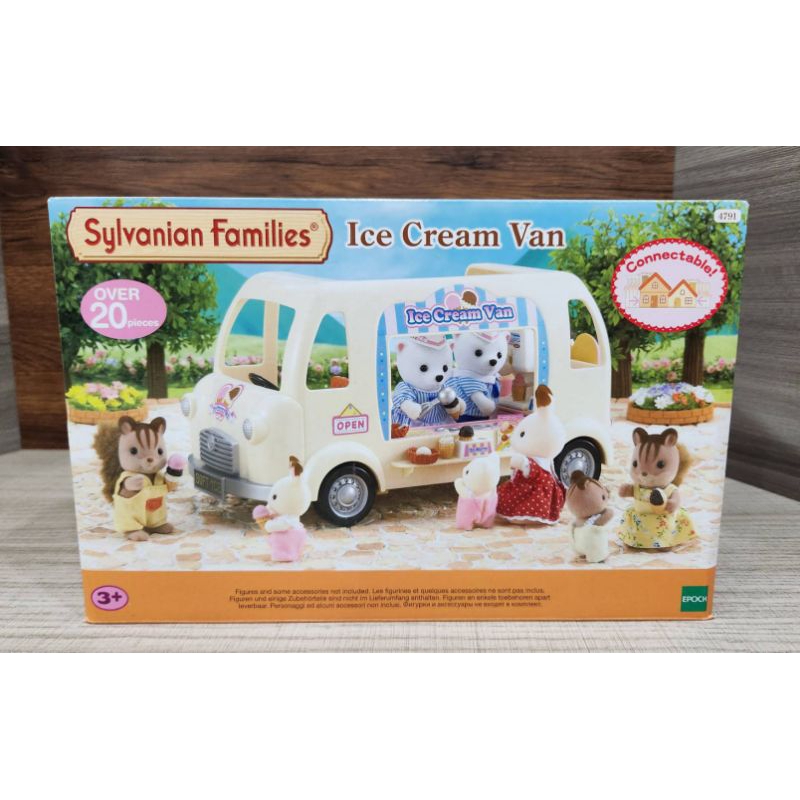 森林家族【現貨 可刷卡】冰淇淋車   絶版品   白色冰淇淋車