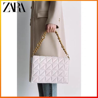 ZARA 包包 時尚小方包 小香風單肩包 時尚鏈條包 菱格設計腋下包 手提包 側背包 肩背包 通勤包 約會包