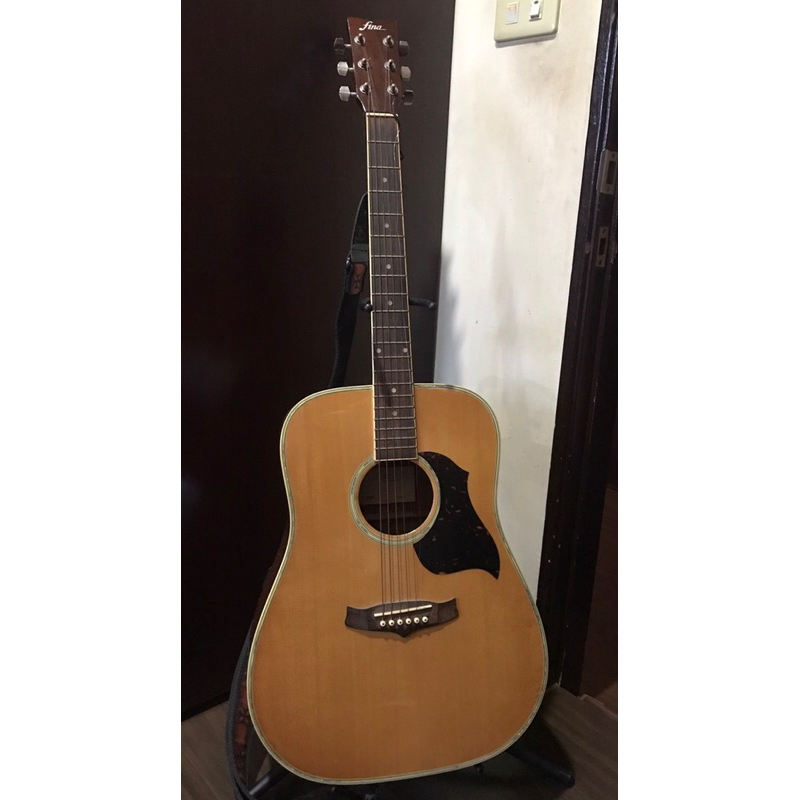 Fina FD-802 面單木吉他（附Martin 琴弦、原廠厚琴袋、調音器、pick）