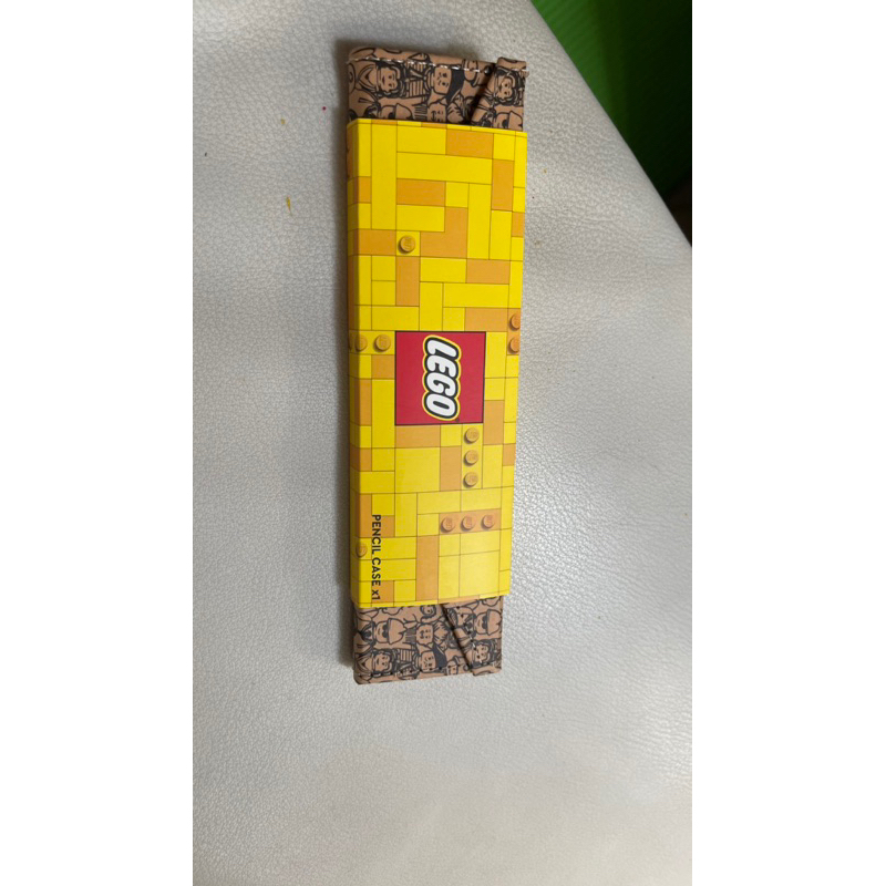 Lego 樂高 鉛筆盒 約21公分長 折疊式 三角形 全新未用