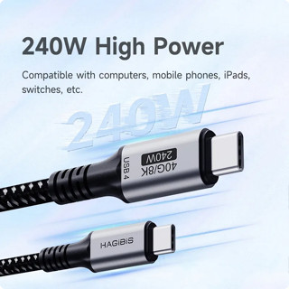 USB-C快充線 連接線 40Gbps 傳輸線 充電線 三星充電線 手機充電線 海備思 適用於iPhone15 Pro