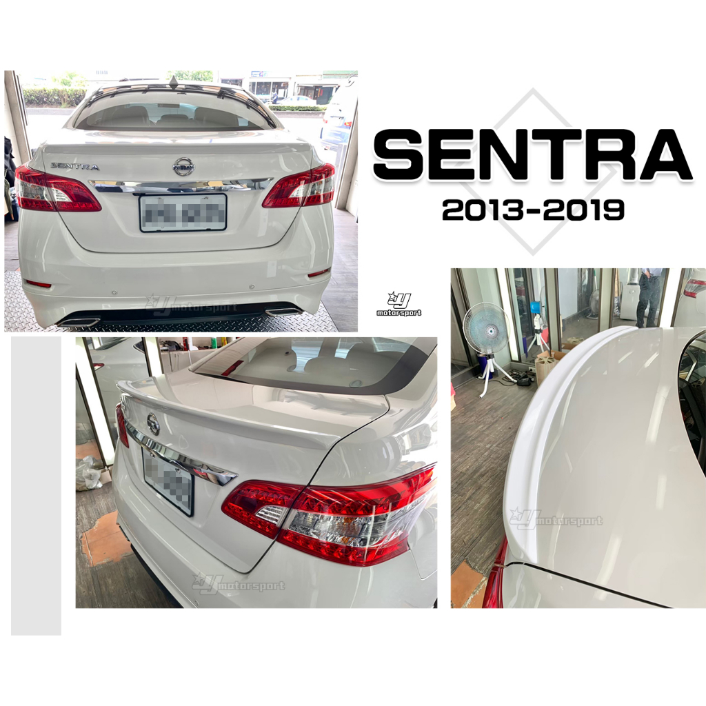 小傑車燈-全新NISSAN SUPER SENTRA 13 14 15 16 17 18 19 平貼 押尾 尾翼 含烤漆