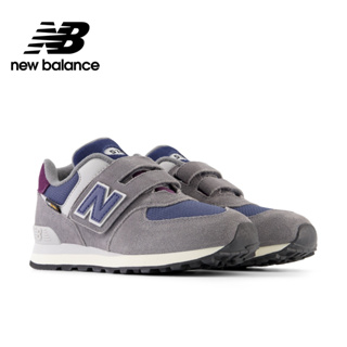 【New Balance】 NB 童鞋_中性_深灰色_PV574KGN-W楦 574