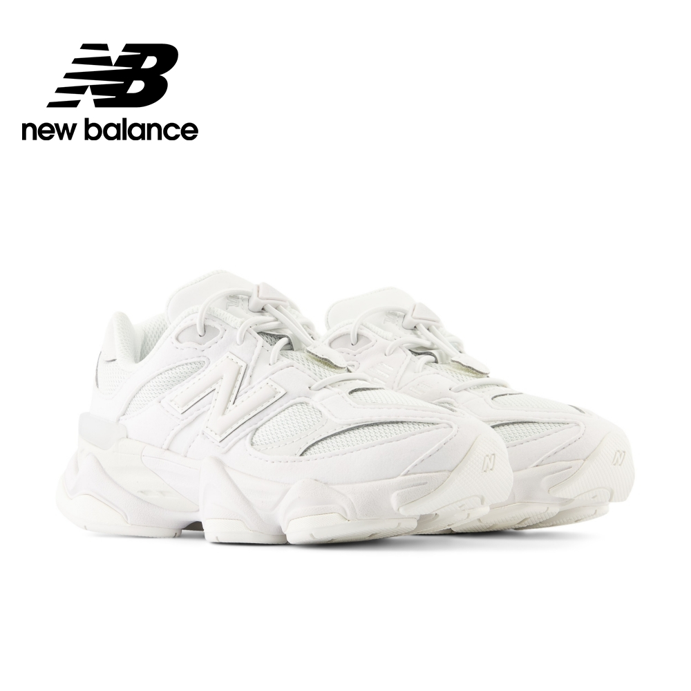 【New Balance】 NB 童鞋_中性_白色_PV9060LL-W楦 9060