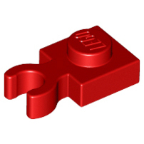 Lego 樂高 紅色 水平夾 Plate Modified1x1 Clip Vertical 4085d 458800