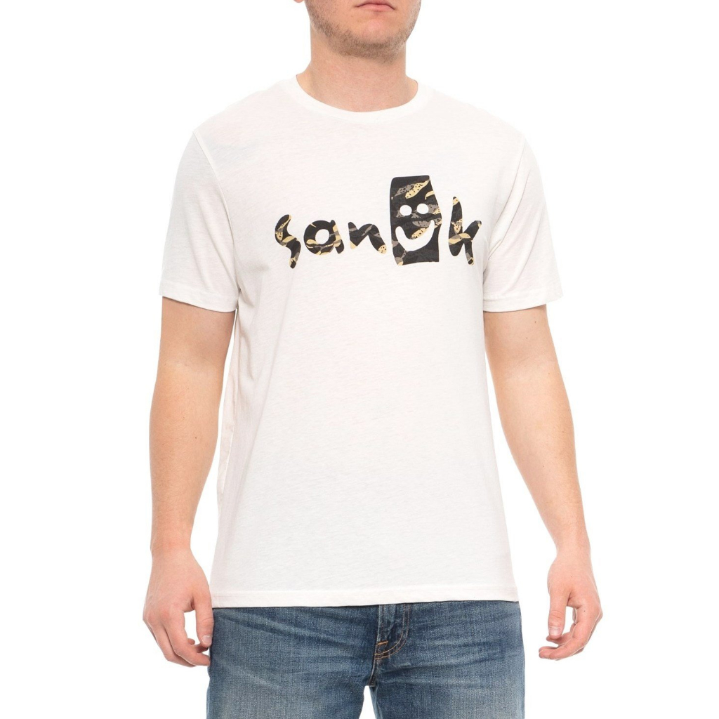 【特價 出清】Sanuk 短袖T恤【S】【M】有機棉 環保 Camo Logo白色 全新 現貨