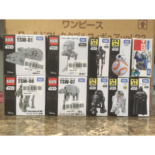 現貨 STAR WARS 星際大戰 TOMICA TAKARA TOMY 金屬 合金公仔 黑武士 K-2SO BB-8