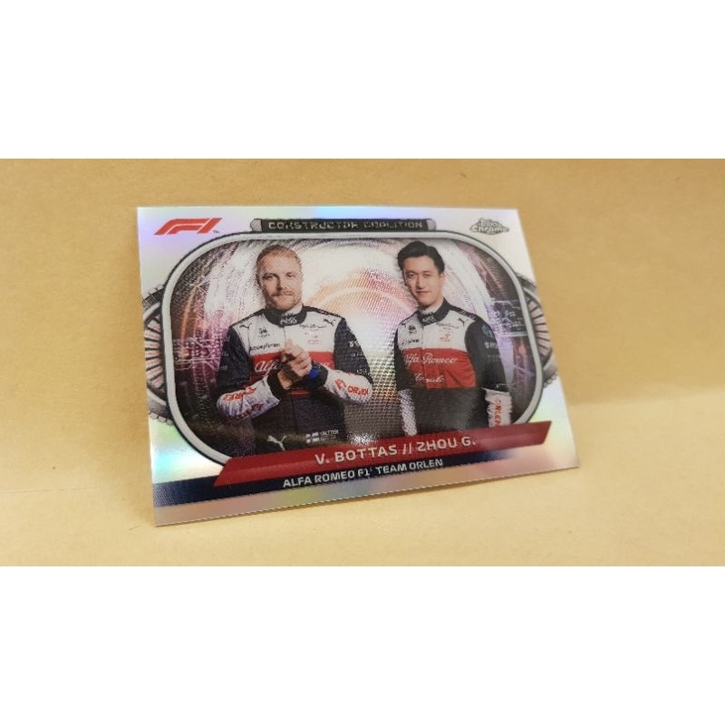 V. Bottas/ Zhou G.   2022 Topps ALFA ROMEO  Holo F1