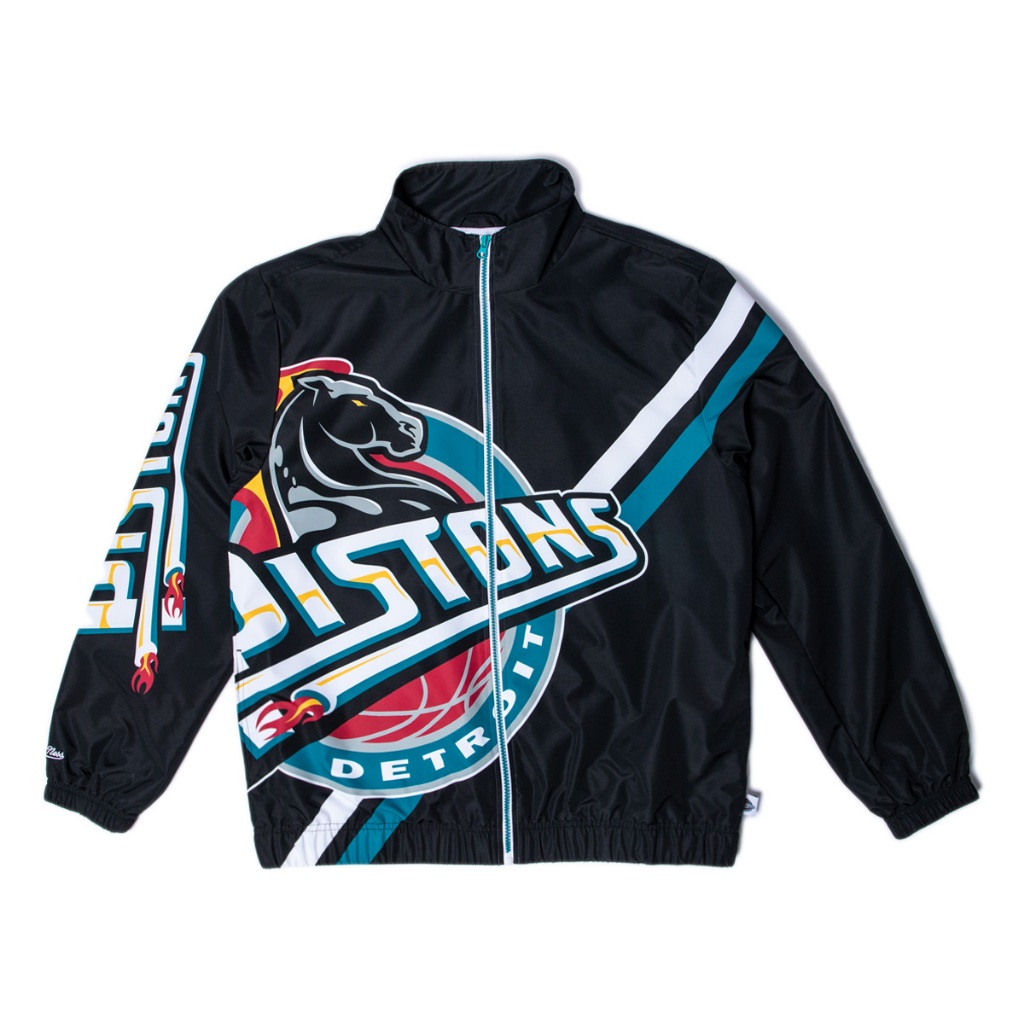 NBA Exploded Warm Up Jacket 熱身外套 活塞 黑