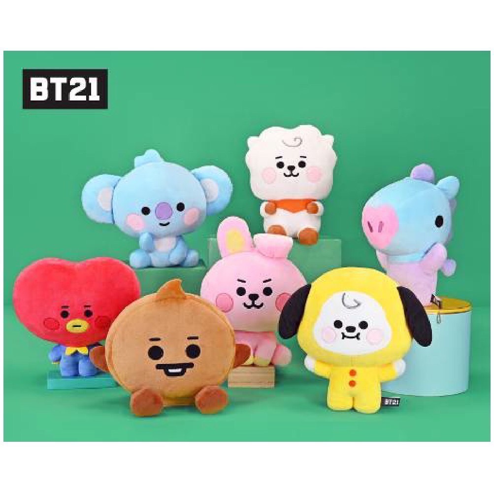 BT21娃娃 正版 BT21玩偶 BABY 睡覺抱枕 療癒娃娃 舒壓 生日禮物 情人節禮物 聖誕交換禮物