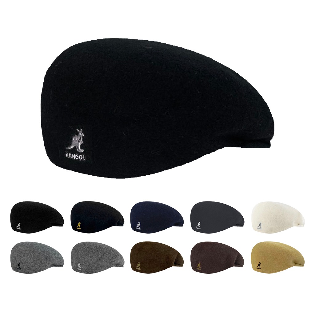 KANGOL 504 WOOL 羊毛 百搭色系 多色 鴨舌帽 小偷帽 熱賣款 必備單品 百搭帽款 袋鼠帽【TCC】