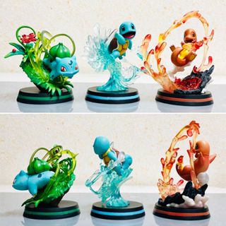 寶可夢系列 GK 御三家 小火龍 傑尼龜 皮卡丘 可達鴨 模型手辦 交換禮物 生日禮物