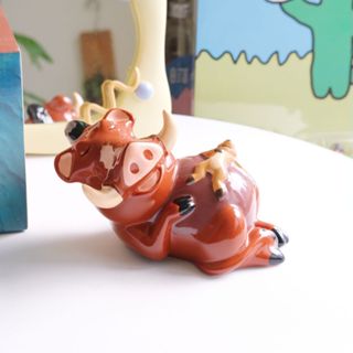 【迪士尼Disney】⭐️🇯🇵日本商品 彭彭＆丁滿陶瓷存錢筒 獅子王 日本製 日落小物 情人節禮物 生日禮物