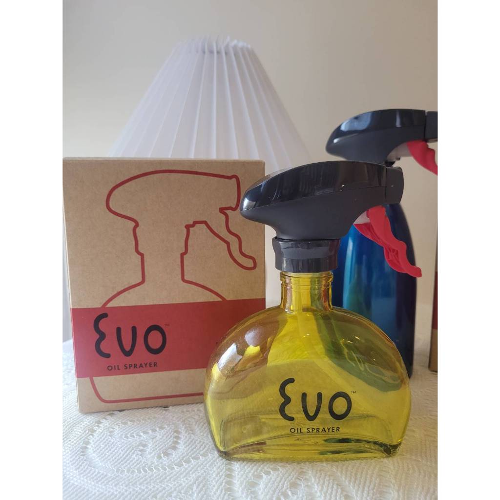 現貨 美國 Evo Oil Sprayer  黃色一噴上手噴油瓶  玻璃噴油瓶 (另有藍色、紅色) 氣炸鍋噴霧 噴油器