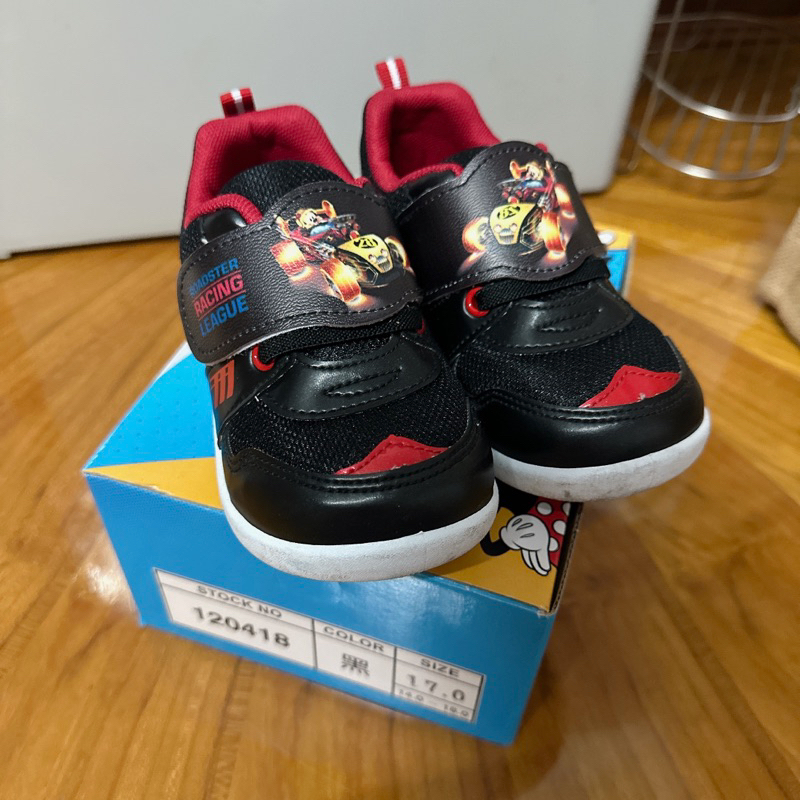 台灣製造 MIT 二手正版米奇兒童運動鞋 17號 球鞋 布鞋 學步鞋 機能鞋