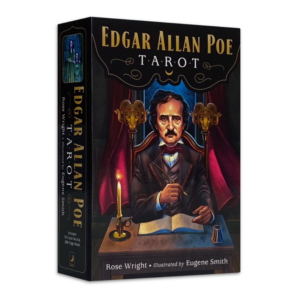 愛倫坡塔羅,贈中文翻譯｜Edgar Allan Poe Tarot，78扇通往發現的大門【左西】