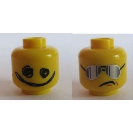 【樂高大補帖】LEGO 樂高 黃色 壞警察臉【6056866/16041/3626cpb1050/71004】