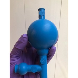 安全吸球 橡膠吸球 矽膠吸球 玻璃量管 材質為橡膠