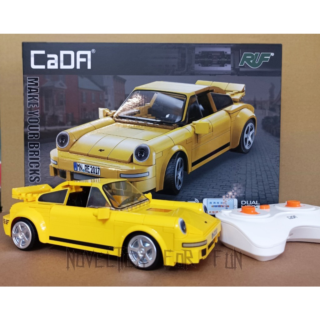 1:20授權RUF CTR積木遙控車 DIY組裝模型積木車 911 TURBO S RUF 遙控車