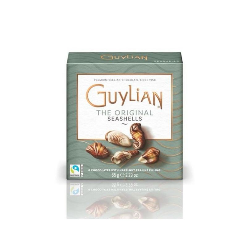 【GuyLian】即期 短效期 —貝殼海馬巧克力6入(65g/盒)