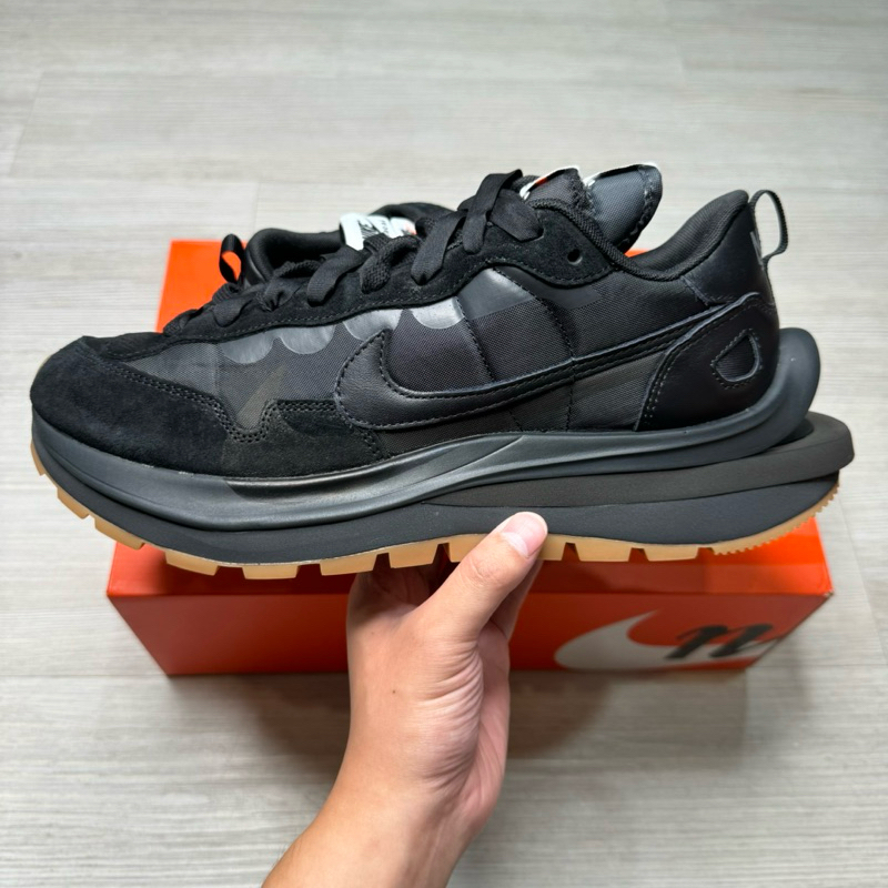 Nike x Sacai vaporwaffle 黑膠