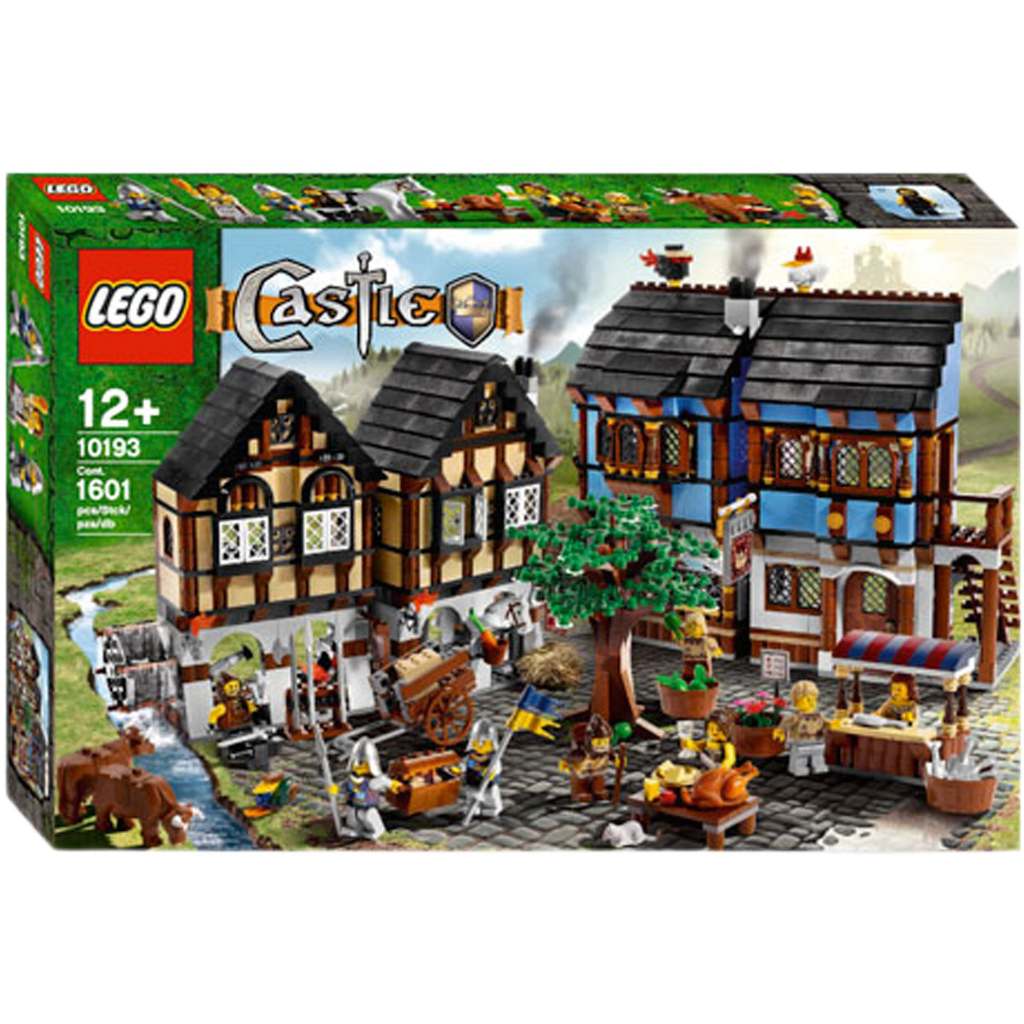 樂高 城堡系列 LEGO 10193 中世紀村莊 無盒版 已絕版