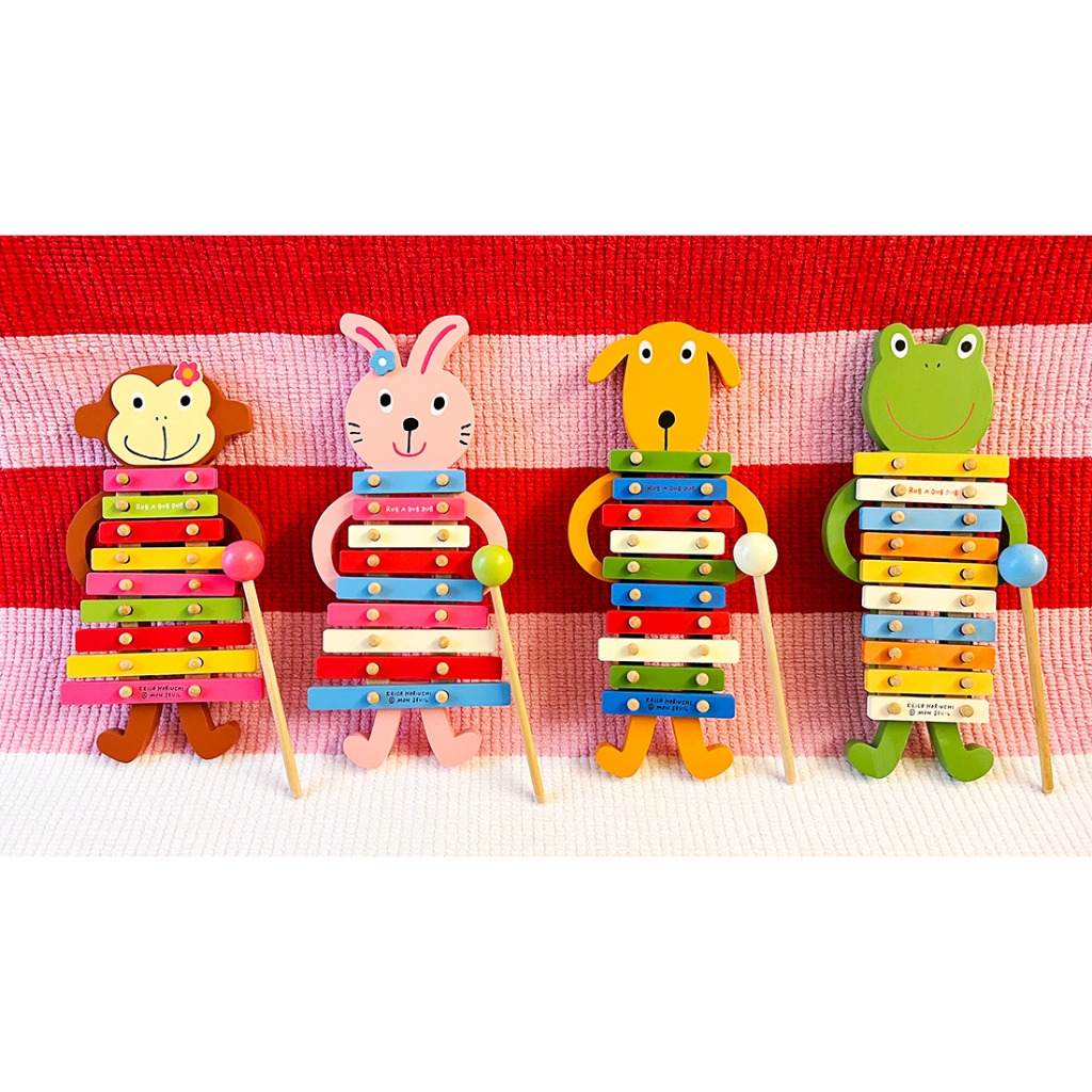 🇯🇵日本購入🎵🎶🎵兒童木頭木琴玩具、敲擊玩具、適用年齡3歲以上🎵🎶🎵