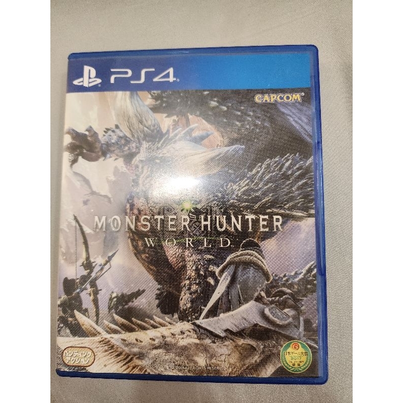 PS4 中文二手魔物獵人世界