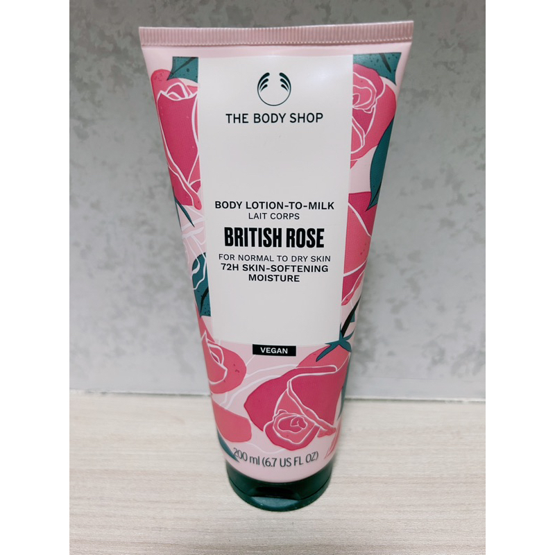 【正貨】THE BODY SHOP 美體小舖 英皇玫瑰嫩膚身體潤膚乳 身體乳 潤膚乳 玫瑰 200ml