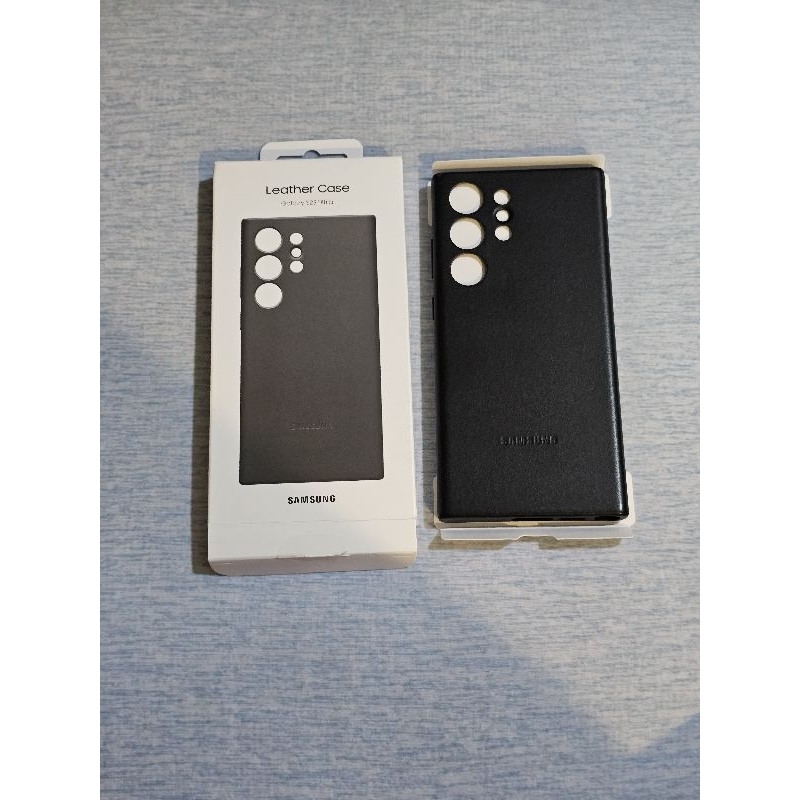 二手 Samsung Galaxy S23 Ultra 原廠 皮革保護殼