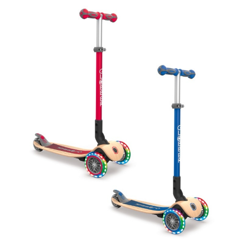 ⚠️另有匯款價⭕️面交價更優 全新💯公司貨 🇫🇷法國GLOBBER 哥輪步兒童2合1三輪摺疊滑板車 木製版