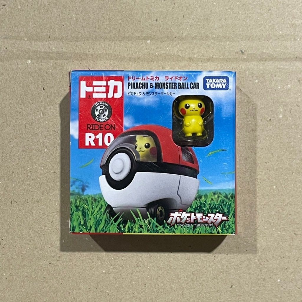 &lt;熊葛&gt; 全新正版現貨 TOMICA 多美 RIDE ON 騎乘 R10 皮卡丘 寶貝球 pokemon