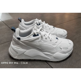 『 SLW 』393153-03 男女 PUMA RS-X Efekt Lux 皮革 休閒鞋 白色 310