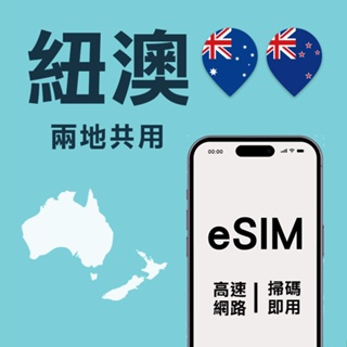 【紐澳eSIM】澳洲 紐西蘭eSIM上網 OPUTS SPARK 澳洲 紐西蘭網卡 澳洲 紐西蘭eSIM吃到飽