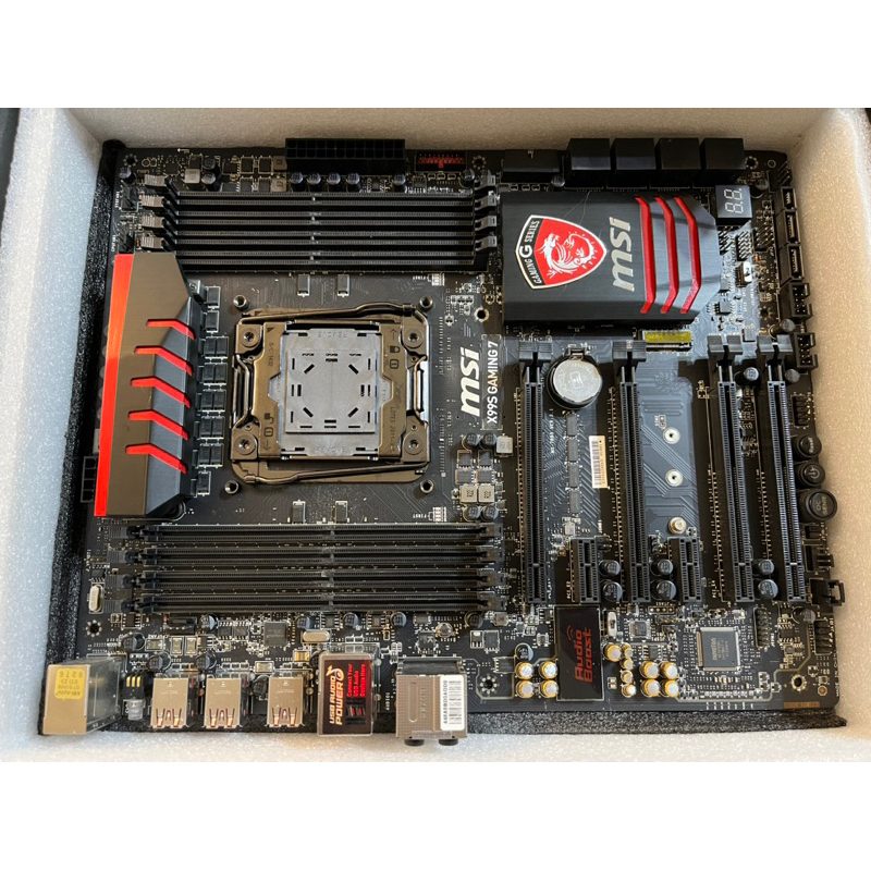 微星MSI X99S Gaming 7電競主機板故障零件