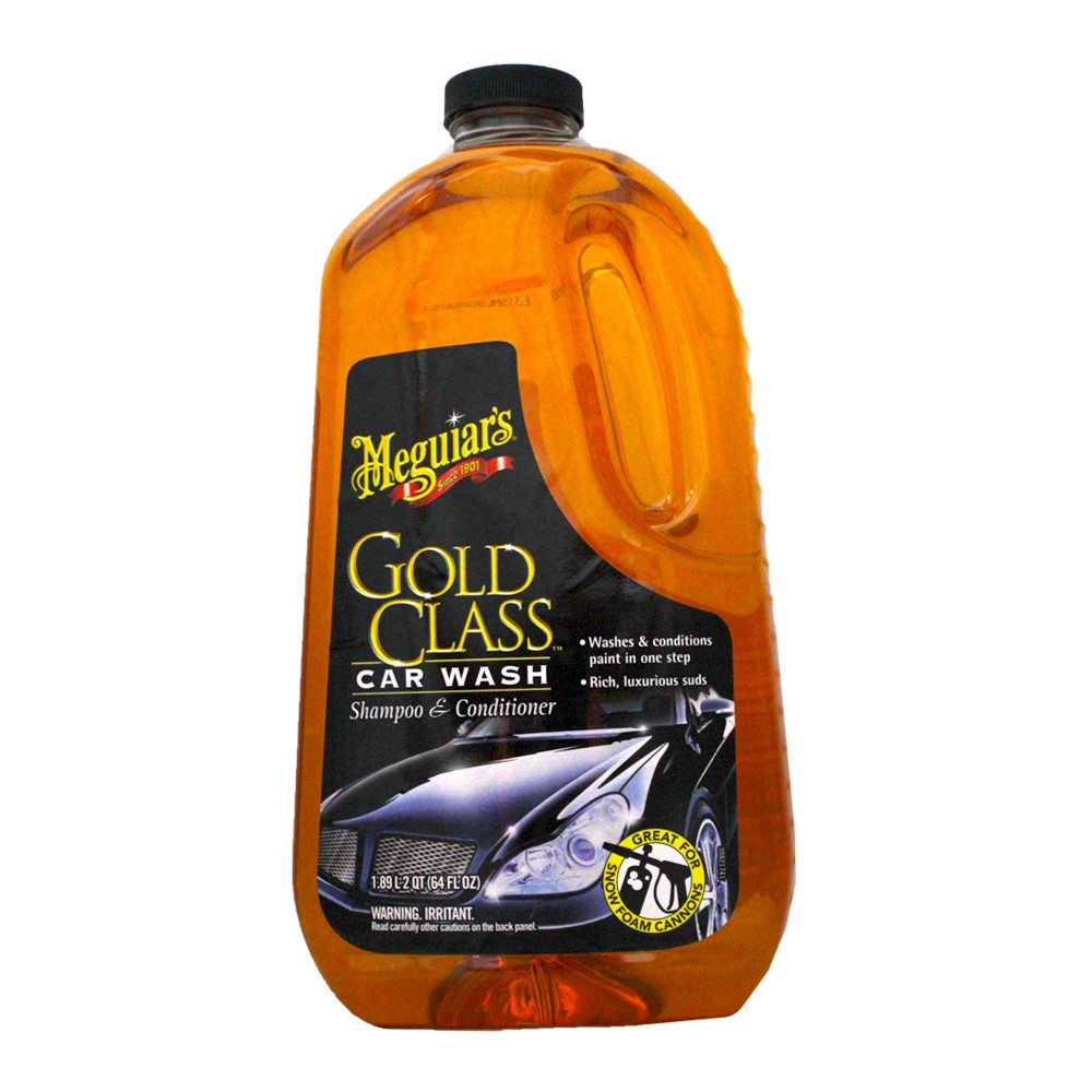 【易油網】Meguiar's G7164 美光 Gold Class 滋潤美容洗車精 半加侖裝 平行輸入