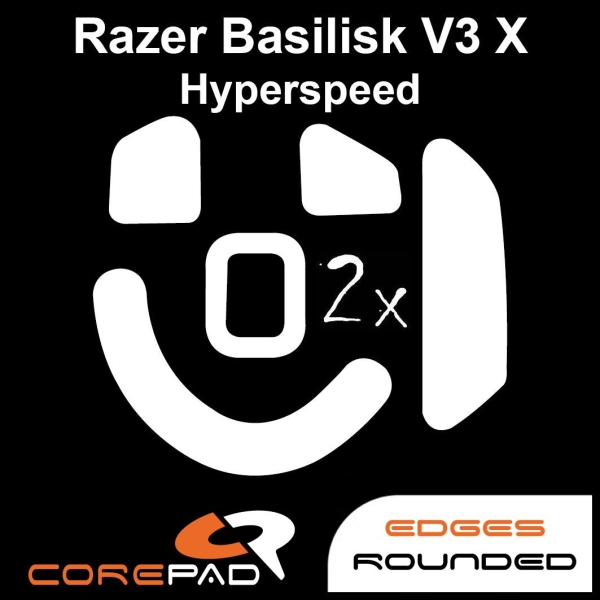 德國 Corepad ｜ Razer Basilisk V3 X Hyperspeed ｜ 滑鼠鼠腳貼 鼠貼腳貼