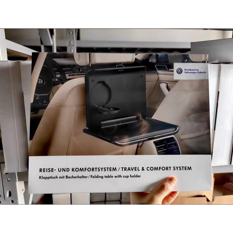 德國原廠 VW 福斯 AUDI 奧迪 PORSCHE 保時捷 SKODA BMW BENZ  通用 座椅背 折叠小桌板