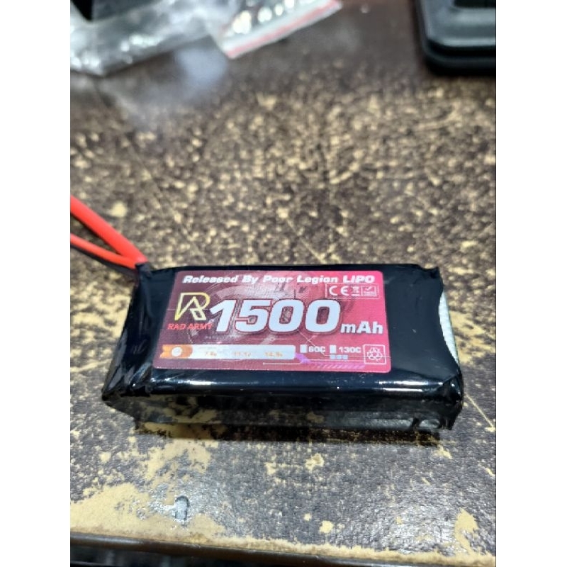 赤貧軍團-紅軍RA 車模航模高性能 2S 7.4V 1500MAH 35C高爆發能源 SG1603免移機板加大 頑皮龍